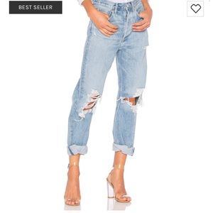 Agolde distressed boyfriend jeans